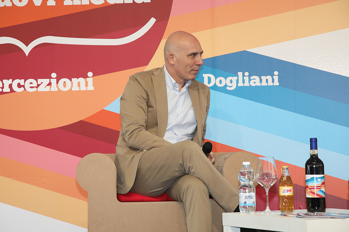 Festival della TV e dei Nuovi Media 2019_186.jpg - Fabrizio Salini e Aldo Grasso L’Amministratore Delegato RAI racconta il suo progetto di media company. Un dialogo tra Fabrizio Salini e Aldo Grasso.